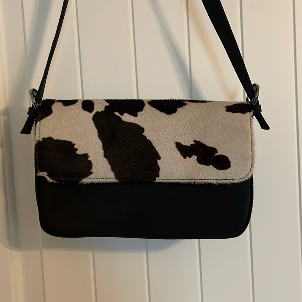Bebe cow hide purse